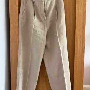 Mango linen trousers size 8